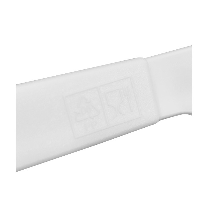 Reusable Durable Knife PP Mineral White 18,5cm (180 Units)