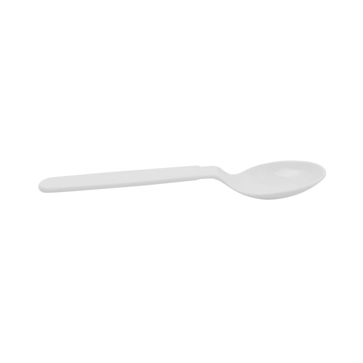 Reusable Durable Spoon PP Mineral White 18,5cm (6 Units)