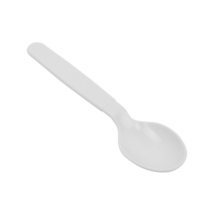 Reusable Durable Spoon PP Mineral White 18,5cm (180 Units)