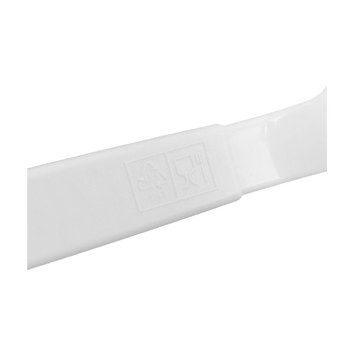 Reusable Durable Spoon PP Mineral White 18,5cm (6 Units)