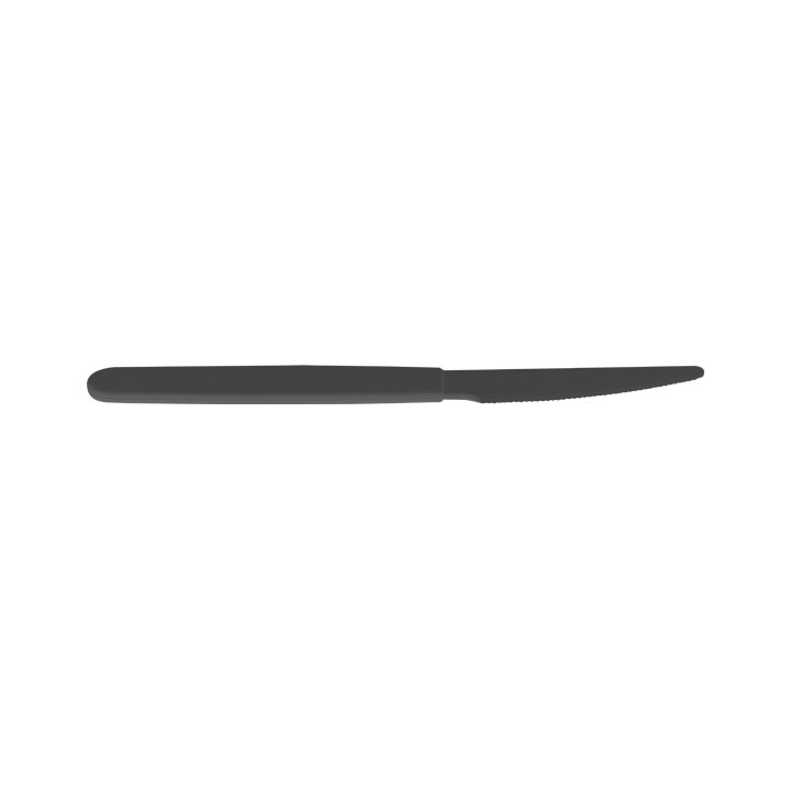 Reusable Durable Knife PP Mineral Anthracite 18,5cm (6 Units)