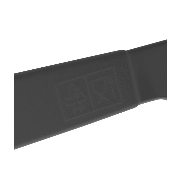 Reusable Durable Knife PP Mineral Anthracite 18,5cm (180 Units)