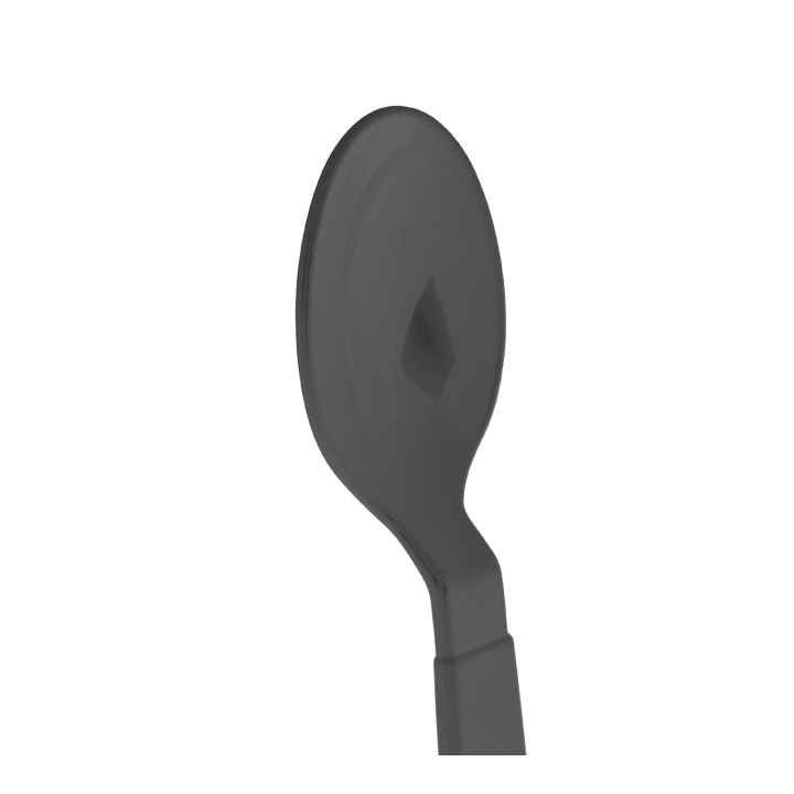 Reusable Durable Spoon PP Mineral Anthracite 18,5cm (6 Units)