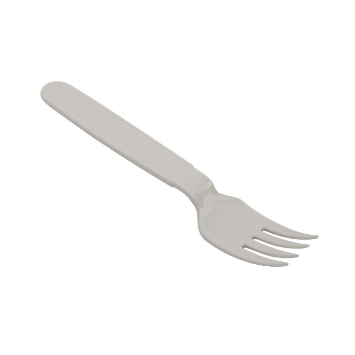 Reusable Durable Fork PP Mineral Grey 18,5cm (180 Units)