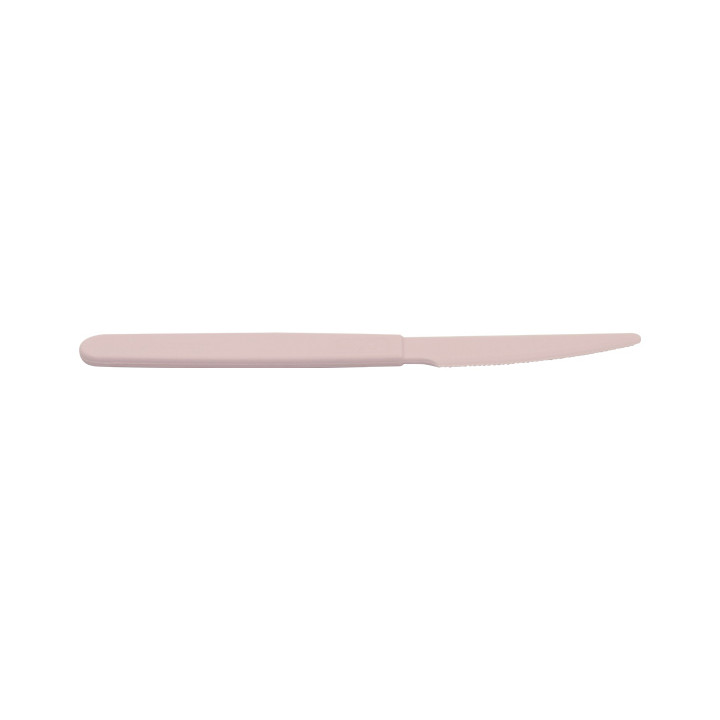 Reusable Durable Knife PP Mineral Pink 18,5cm (180 Units)