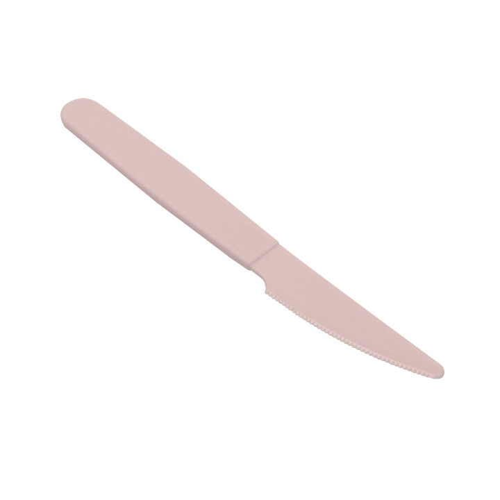 Reusable Durable Knife PP Mineral Pink 18,5cm (180 Units)