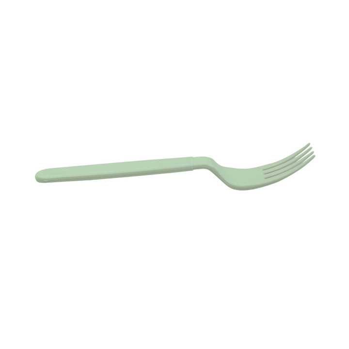 Reusable Durable Fork PP Mineral Green 18,5cm (180 Units)