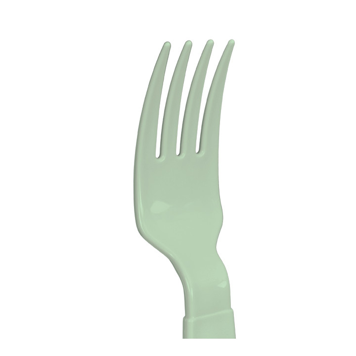 Reusable Durable Fork PP Mineral Green 18,5cm (180 Units)