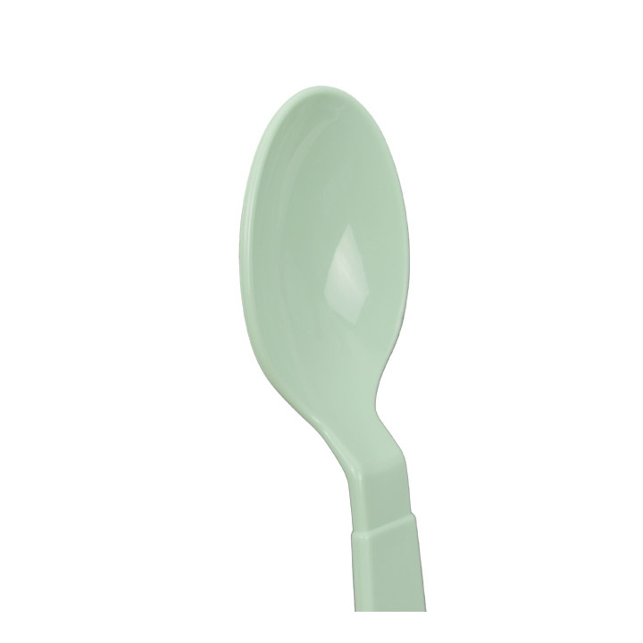 Reusable Durable Spoon PP Mineral Green 18,5cm (180 Units)