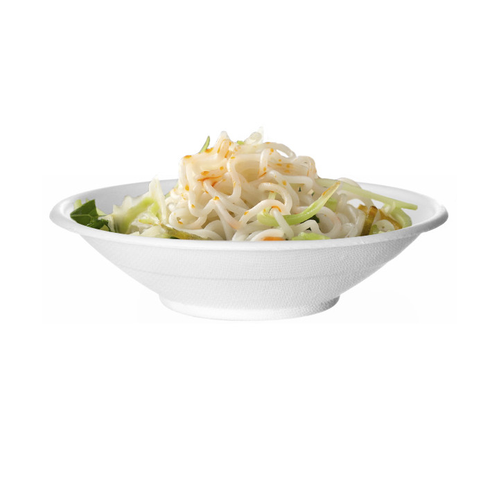 Sugarcane Bowl Bagasse Noodle White 710ml (50 Units) 