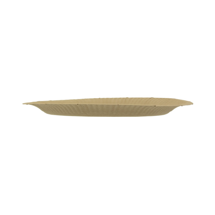 Round Paper Plate “Radial” Kraft Ø18cm 200gr/m² (650 Units)