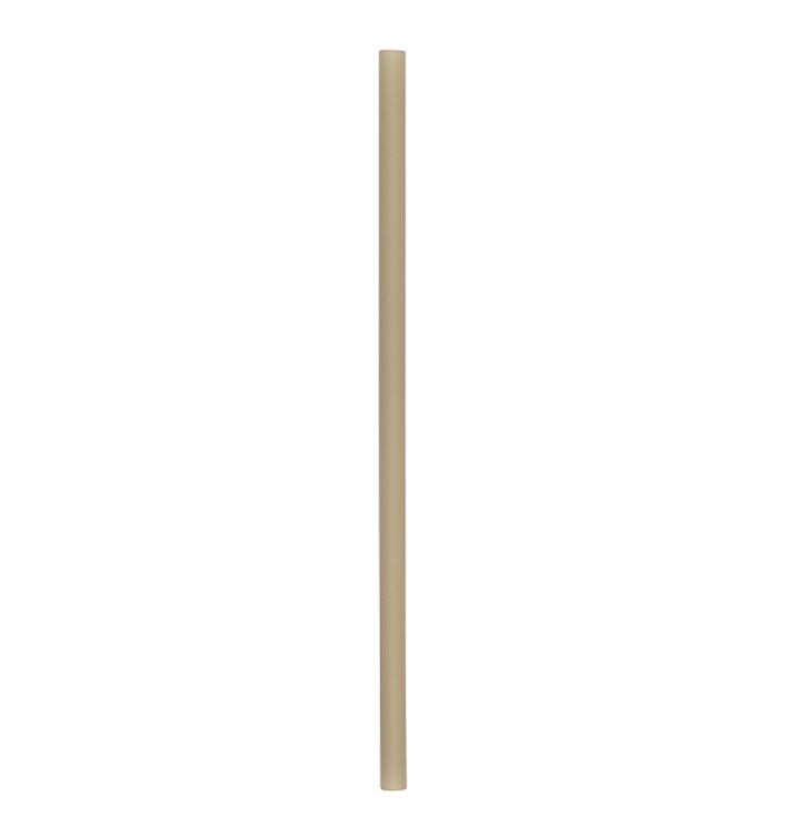 Eco Sugar Cane Straw Ø0,8cm 25cm (50 Units)