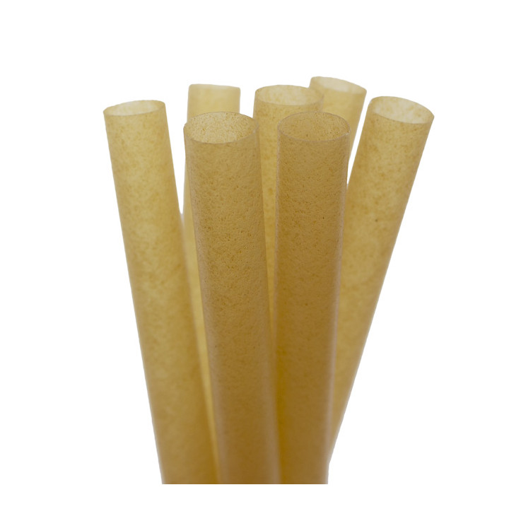 Eco Sugar Cane Straw Ø1,2cm 15cm (50 Units)