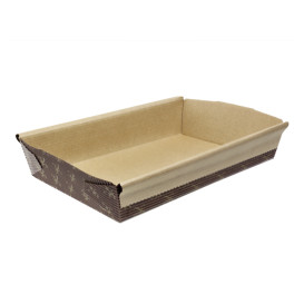 Paper Baking Mold Kraft 16,8x11x3,8cm (67 Units)  