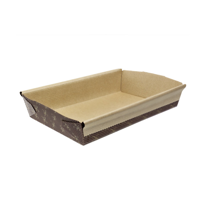 Paper Baking Mold Kraft 16,8x11x3,8cm (67 Units)  