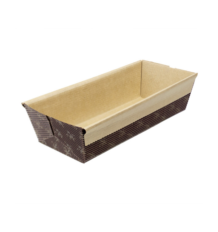 Paper Baking Mold Kraft 16,5x6,5x4,5cm (40 Units) 