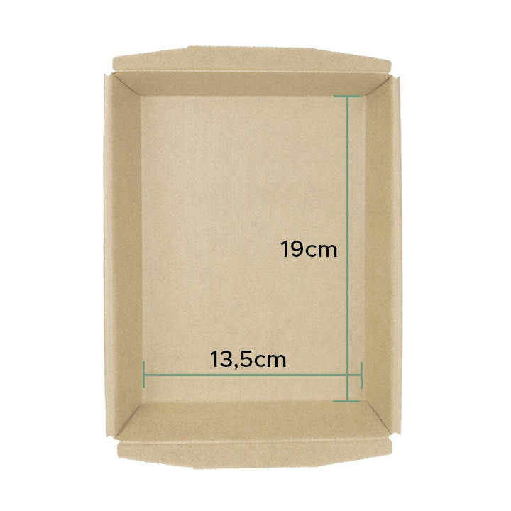 Paper Baking Mold Kraft 19x13,5x3,5cm (50 Units) 