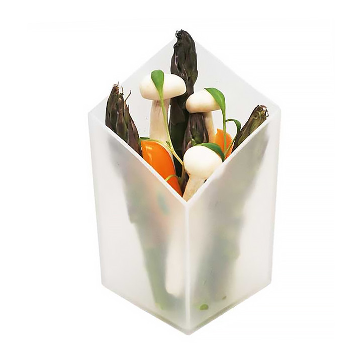 Tasting Bowl PP Diamond 4,2x4x7,8cm 60ml (20 Units)