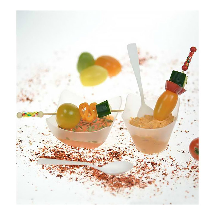 Square Tasting Bowl PP 5,8x5,4x5,2cm 57ml (25 Units)