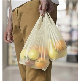 Plastic T-Shirt Bag Home Compost “Classic” 35x50cm 17,5µm (1.000 Units)