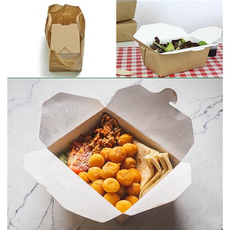 Kraft American Box 1150 ml for take away and delivery
