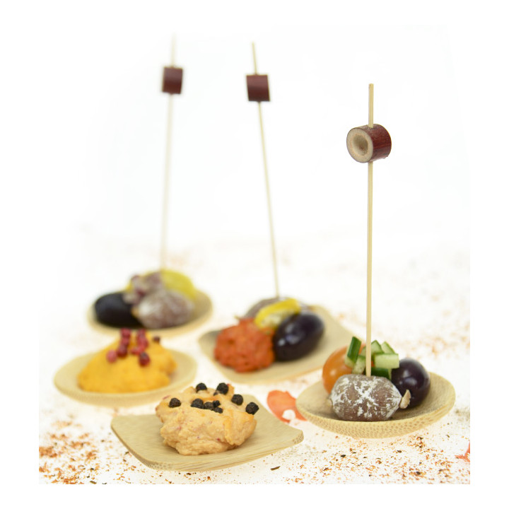 Bamboo Tasting Plate 6cm (12 Units) 
