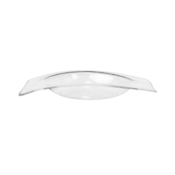 Reusable Tasting Plate PS Flat Clear 8x6,6cm (500 Units)