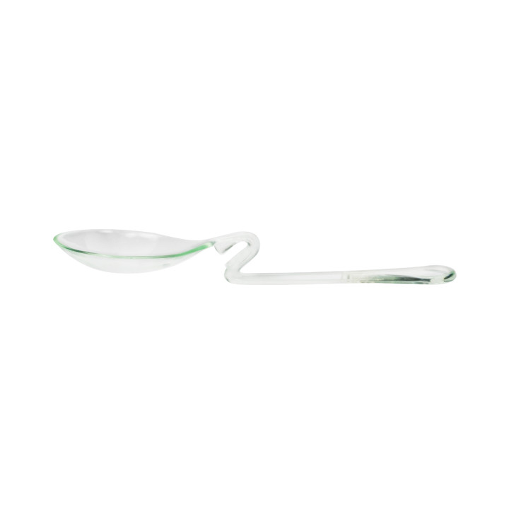 Tasting Spoon PS Curved "Water Green" 8cm (100 Units) 