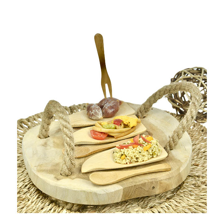 Bamboo Tasting Spoon Phuket 10x4,3cm (12 Units) 