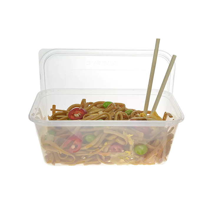 Plastic Lid Clear for Deli Container PP 500/725 y 1000ml (25 Units) 