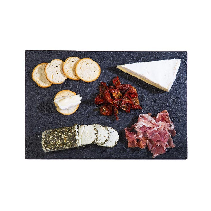 Plastic Tasting Platter Synthetic Slate PS 30x20cm (100 Units)