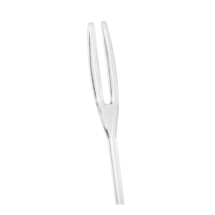 Plastic Food Pick "Snack Stick" Clear 7,5cm (250 Units)