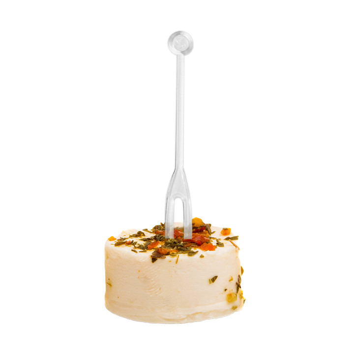 Plastic Food Pick "Snack Stick" Clear 7,5cm (3.000 Units)