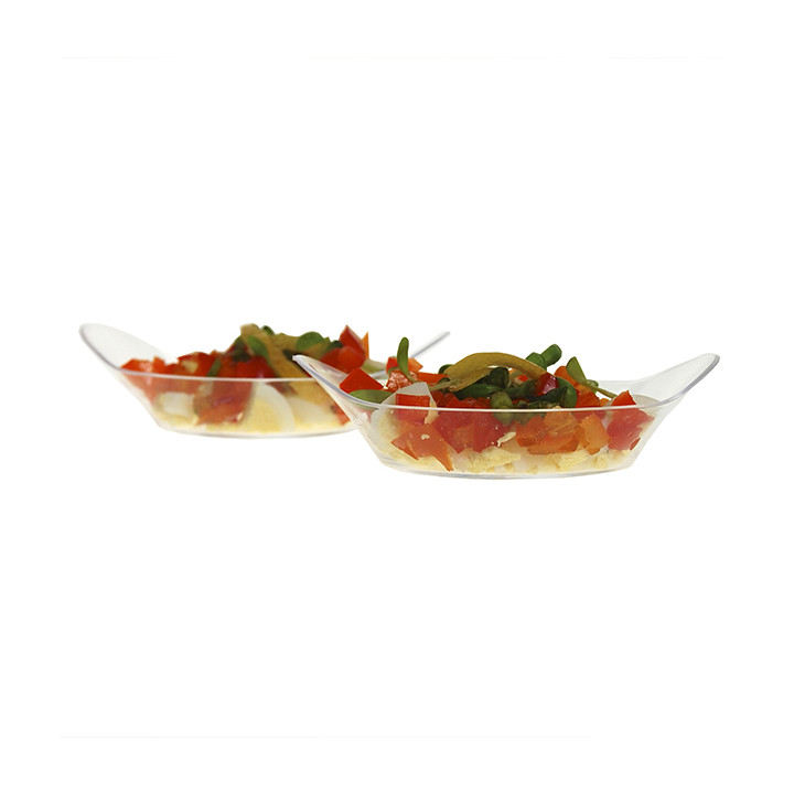 Tasting Platte with Handles in PS 8,4x6,5x2,2cm 30ml (200 Units)