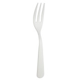 Compostable Reusable Fork in CPLA White 10cm (100 Units)