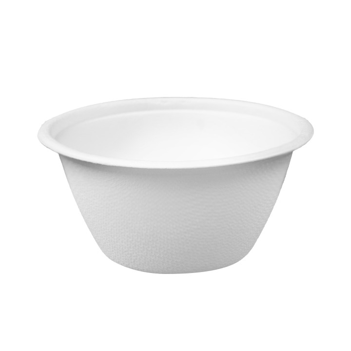 Sugarcane Bowl White 180ml Ø9,5cm (50 Units)