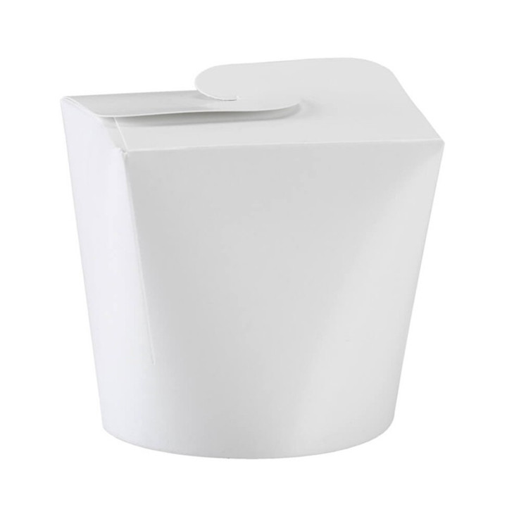 Paper Take-Out Box White 800ml (50 Units) 
