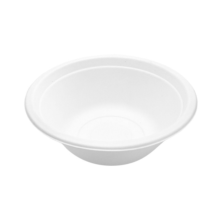 Sugarcane Bowl White 350ml Ø13,5cm (500 Units)