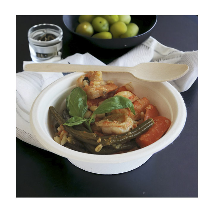 Sugarcane Bowl White 350ml Ø13,5cm (500 Units)