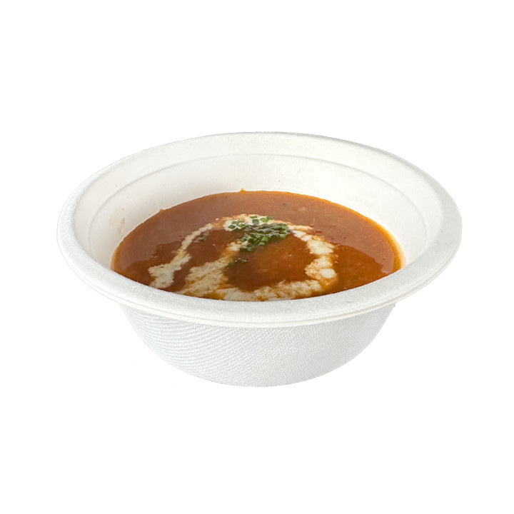 Sugarcane Bowl White 600ml Ø15,5cm (25 Units)