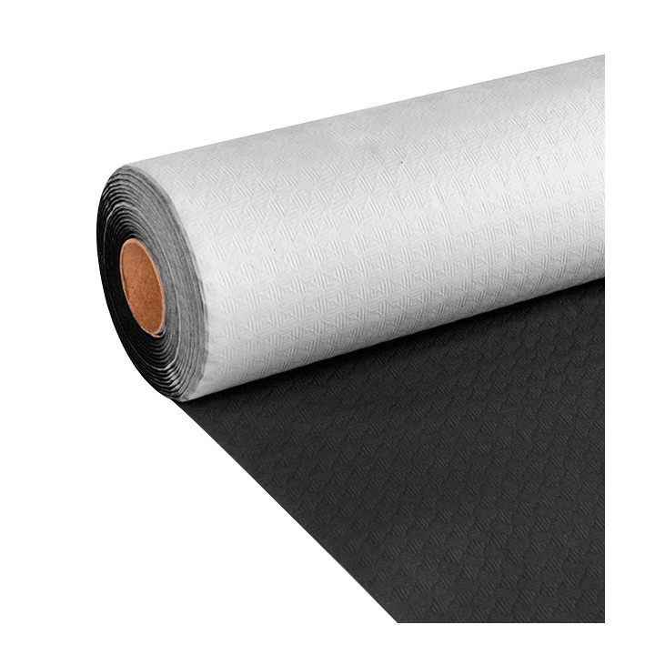 Paper Tablecloth Roll Black 1x100m. 40g (6 Units)