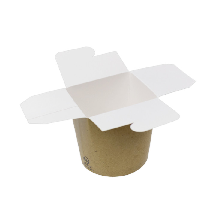 Paper Take-Out Box Kraft 529ml (500 Units)