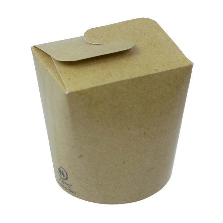 Paper Take-Out Box Kraft 529ml (500 Units)