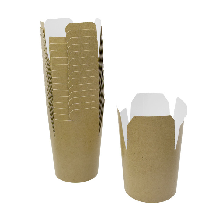 Paper Take-Out Box Kraft 529ml (500 Units)