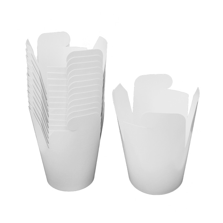 Paper Take-Out Box White 800ml (50 Units) 