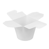 Paper Take-Out Box White 800ml (50 Units) 