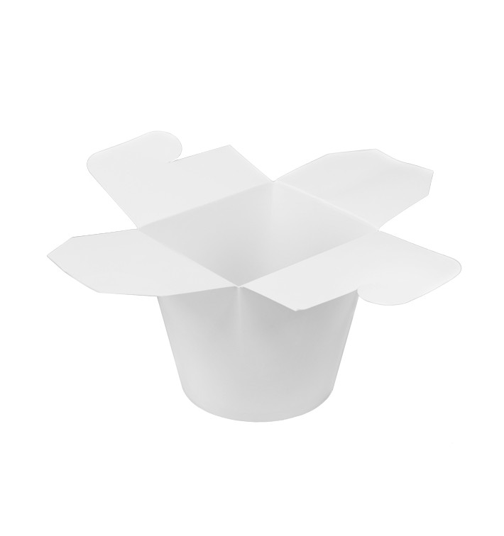 Paper Take-Out Box White 800ml (450 Units)