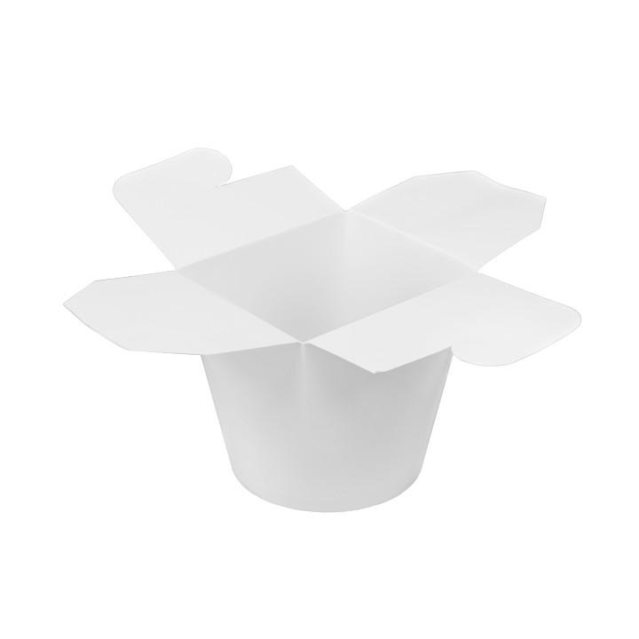 Paper Take-Out Box White 800ml (450 Units)