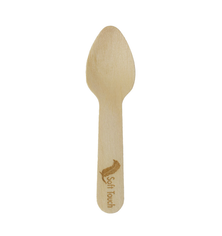 Wooden Mini Spoon “Soft” 7,5cm (2.400 Units)