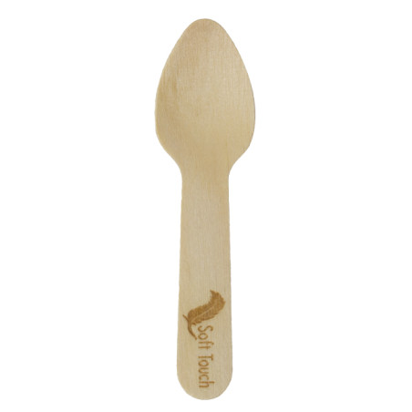 Wooden Mini Spoon “Soft” 7,5cm (2.400 Units)